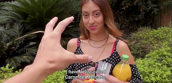  CARNE DEL MERCADO - Lola Puentes Alex Moreno - Big Booty Latina Gets To Fuck With A Big Cock Lover